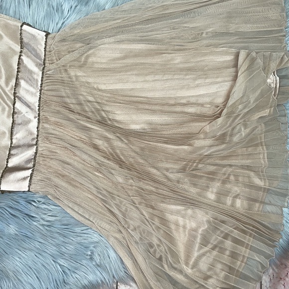 SUE WONG PLEATED HALTER MINI DRESS - Picture 6 of 9